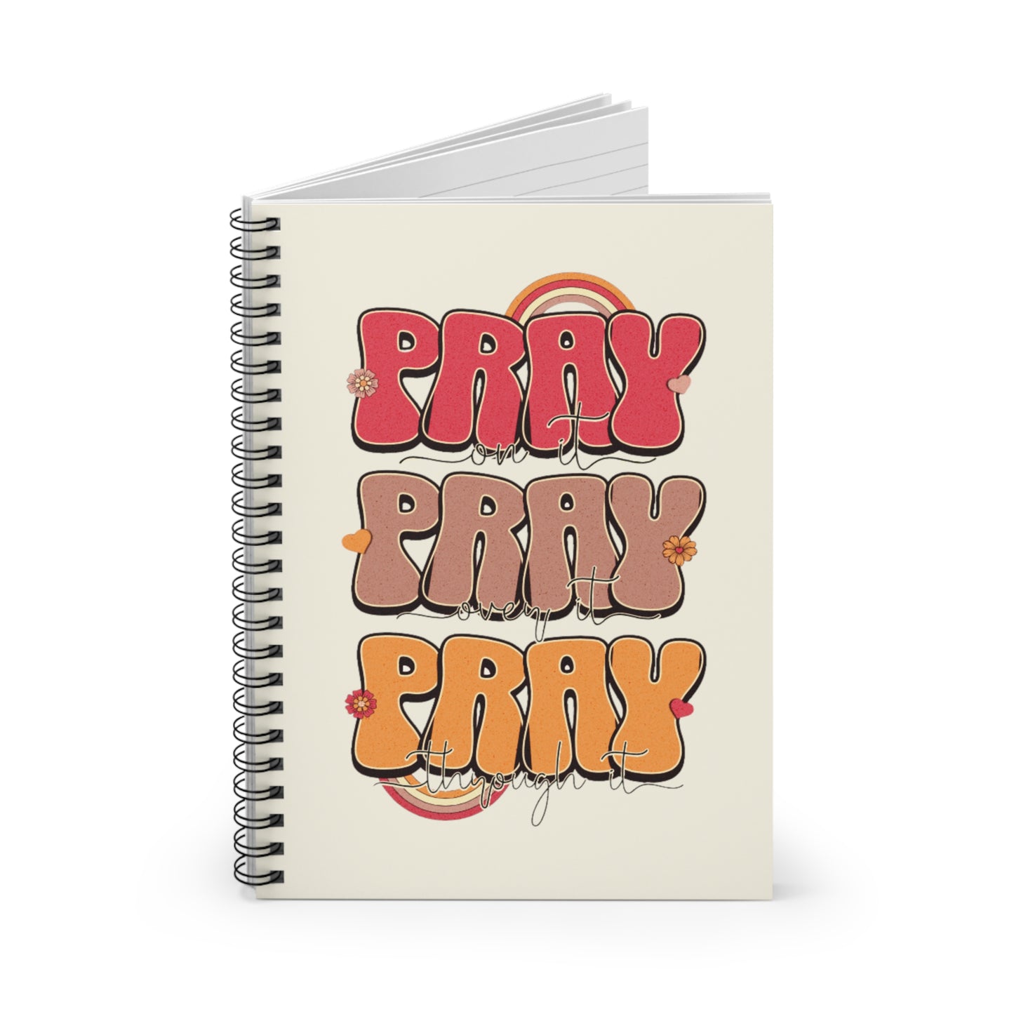 Pray spiral notebook