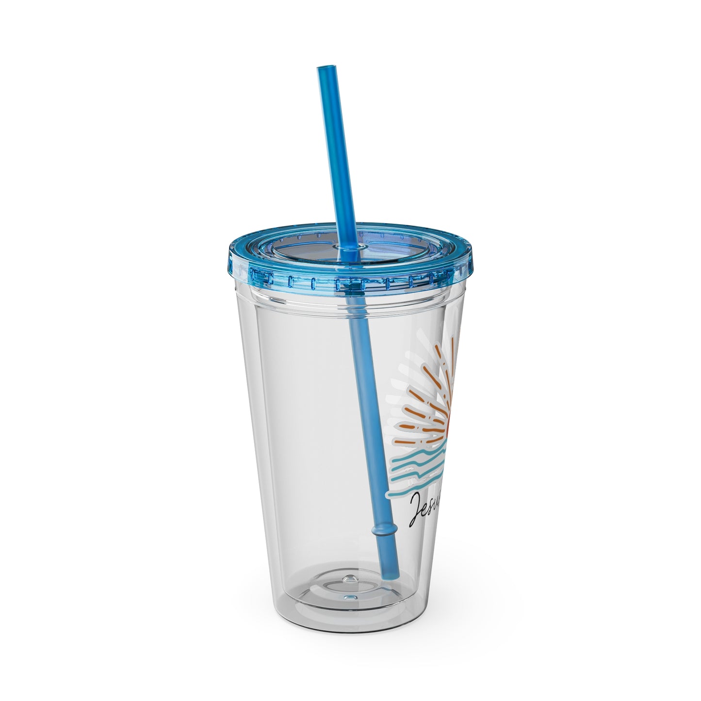 Jesus is King Tumbler with Straw