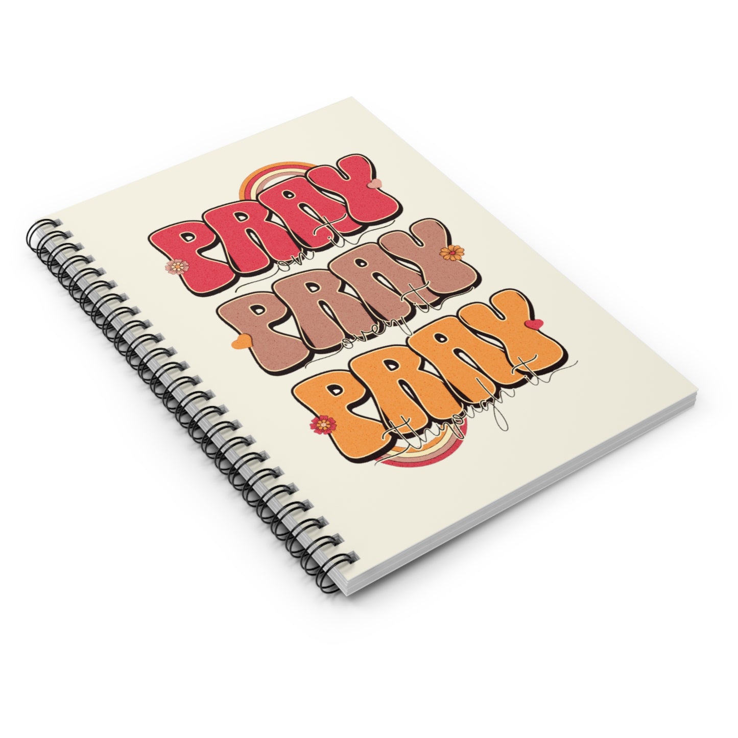 Pray spiral notebook