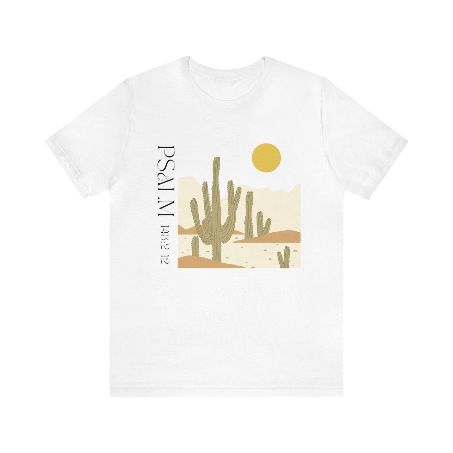 Psalm 143 Desert Landscape graphic tee