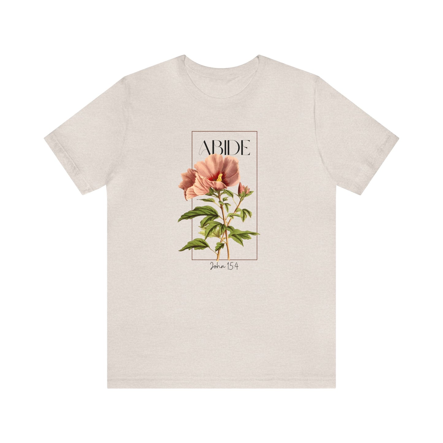 Floral Abide graphic tee