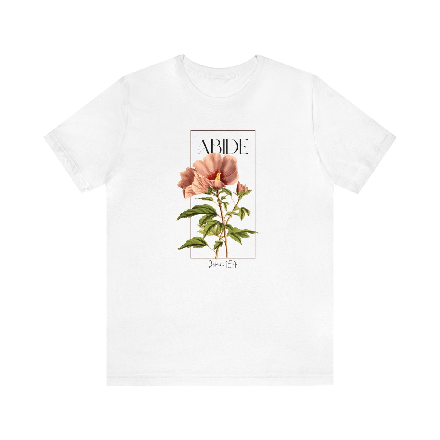 Floral Abide graphic tee