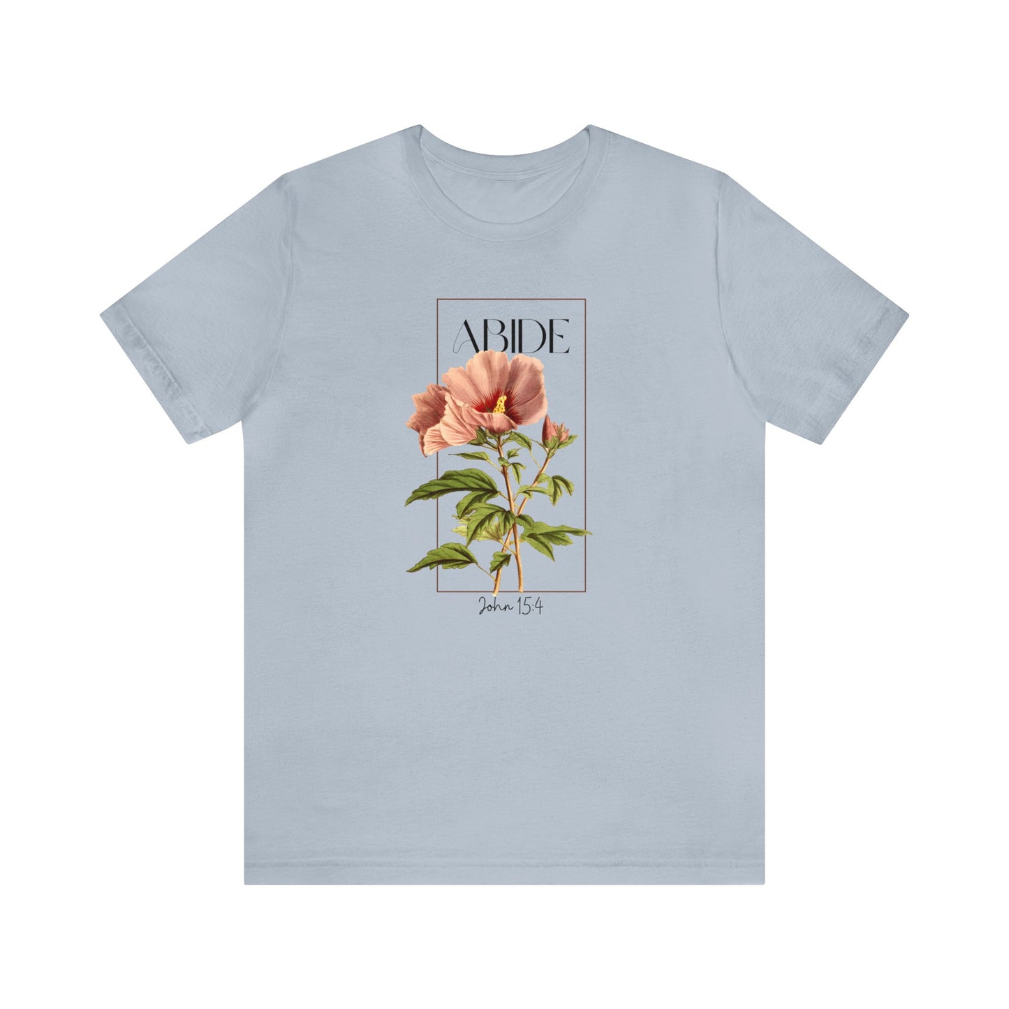 Floral Abide graphic tee