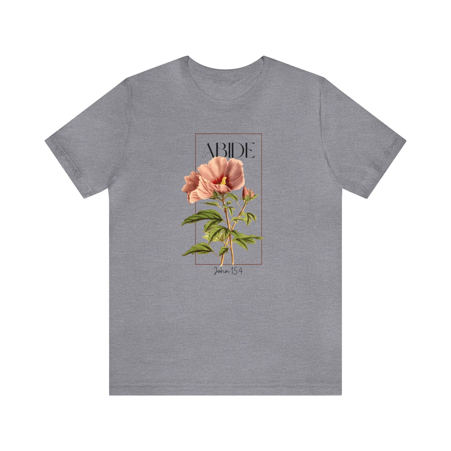 Floral Abide graphic tee