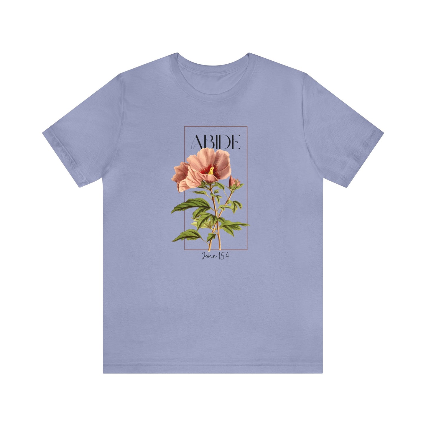 Floral Abide graphic tee