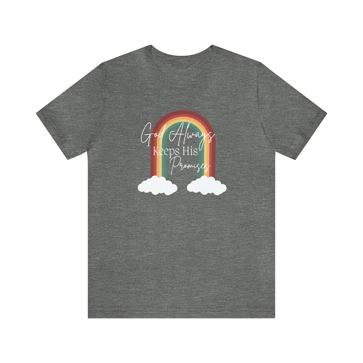 Rainbow God always keeps his promises graphic tee