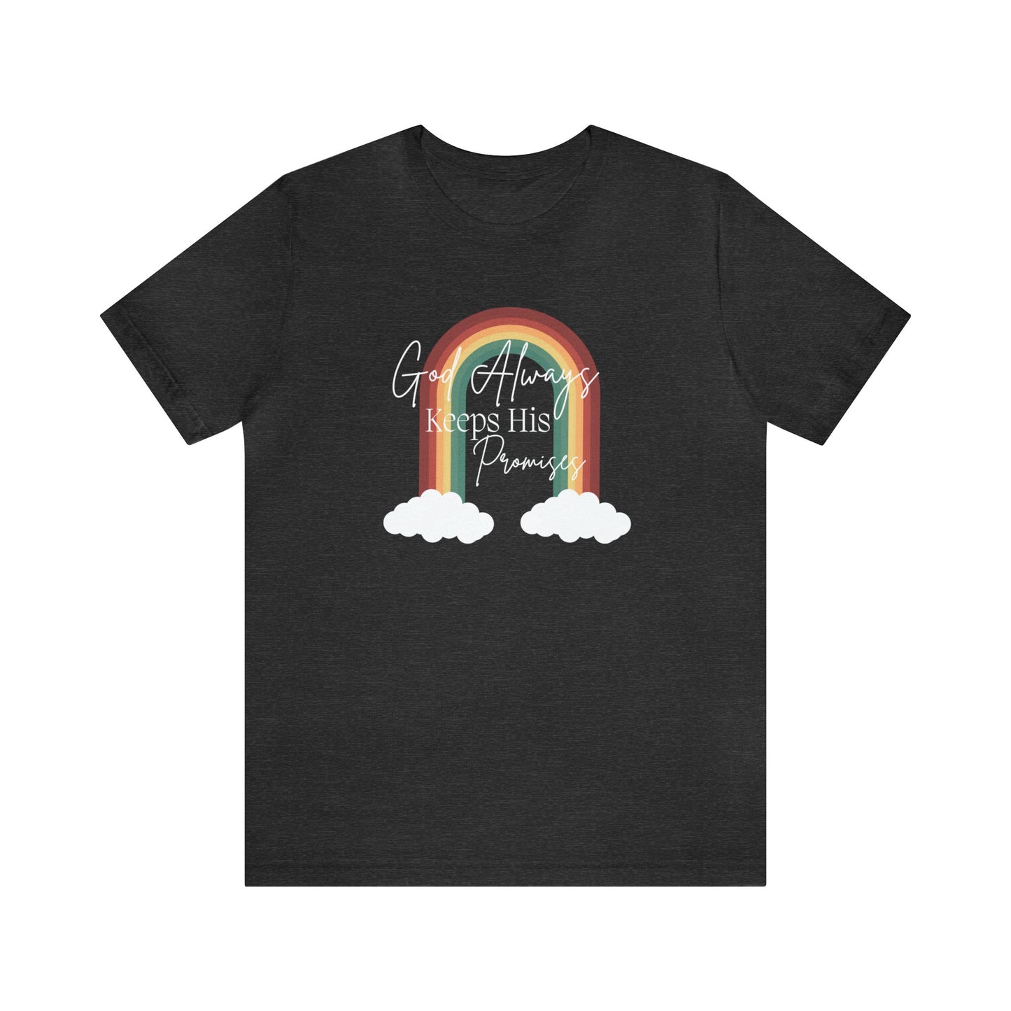 Rainbow God always keeps his promises graphic tee