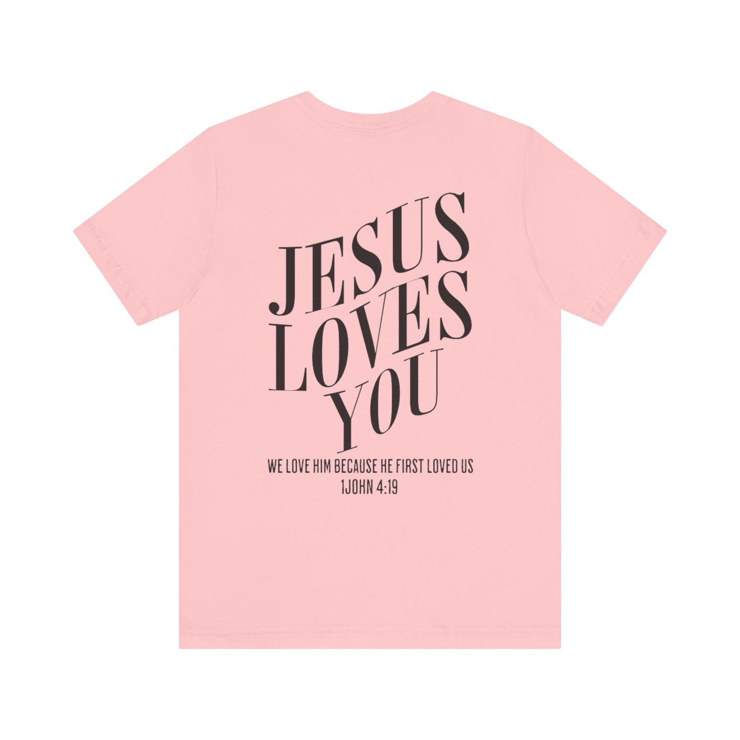 Jesus loves you graphic tee