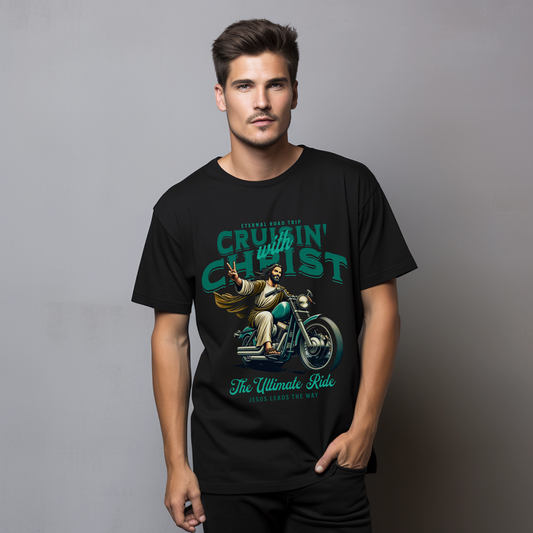 Cruisin' with Christ Graphic Tee