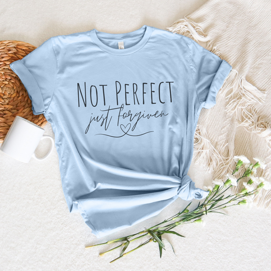 Not perfect just forgiven graphic tee