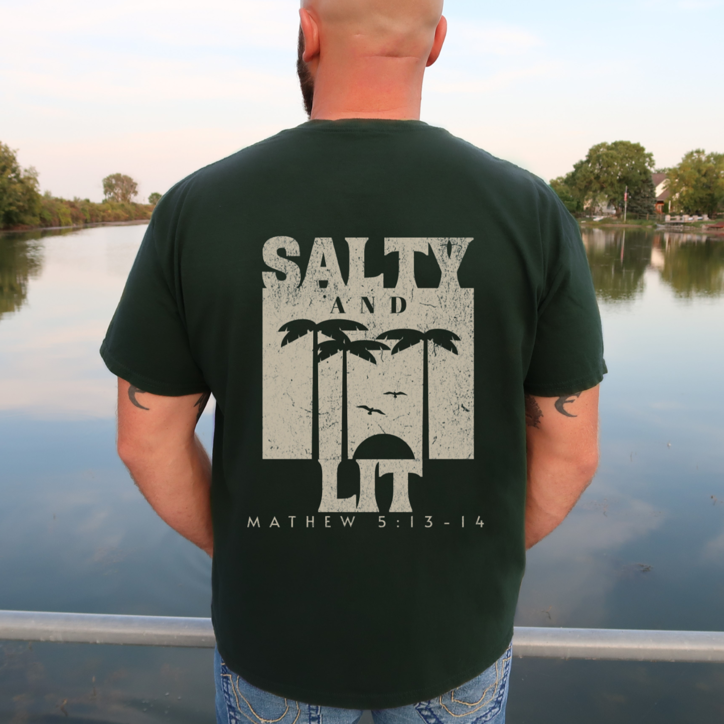 Salty and lit graphic tee