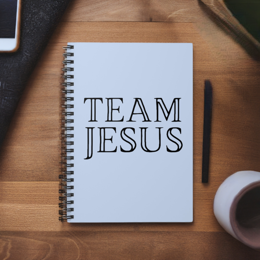 Team Jesus spiral notebook